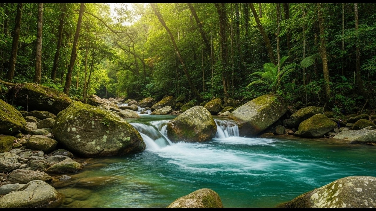 Deep Sleep Music Alternative – Pure River and Bird Sounds in Nature