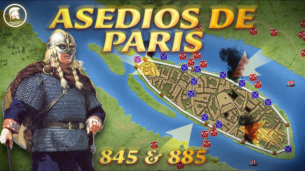 Asedios y destrucción de Paris por Ragnar Lodbrok y Rollo - SERIE COMPLETA