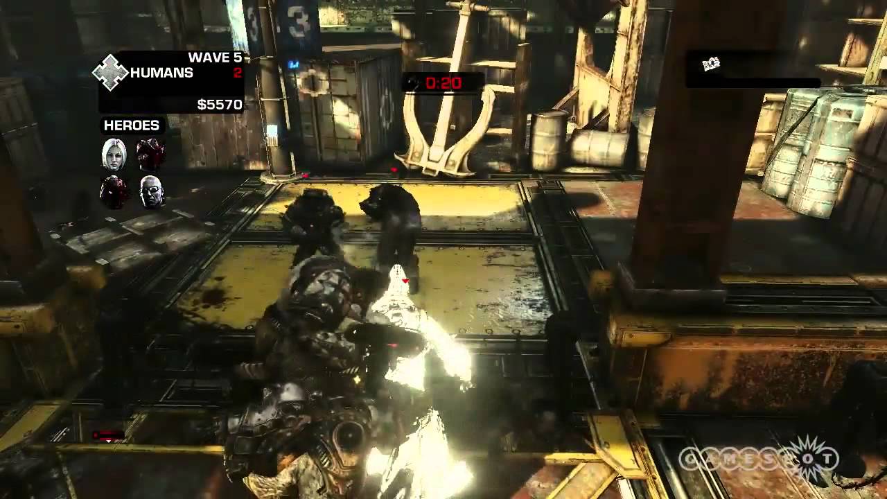 Gears of War 3: Beast Mode Gameplay (Xbox 360)