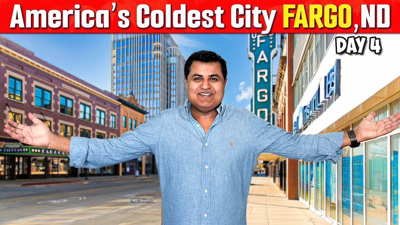 First time in Fargo - North Dakota 🇺🇸(Coldest City of America)~ Day 4