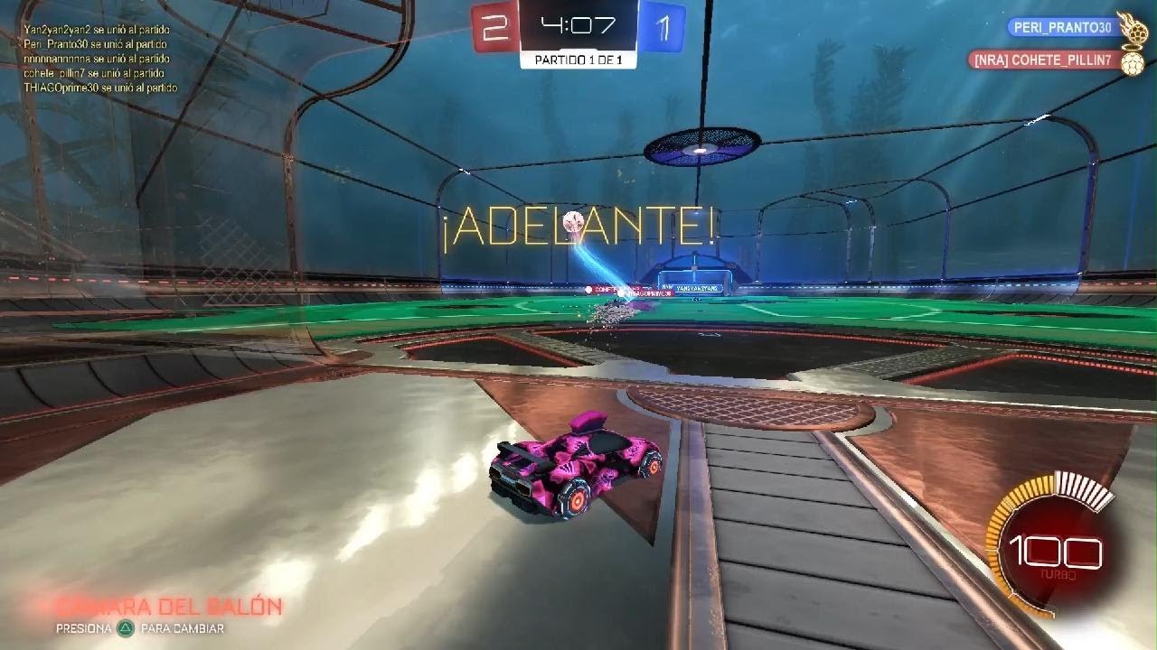 JUGANDO A ROCKET LEAGUE