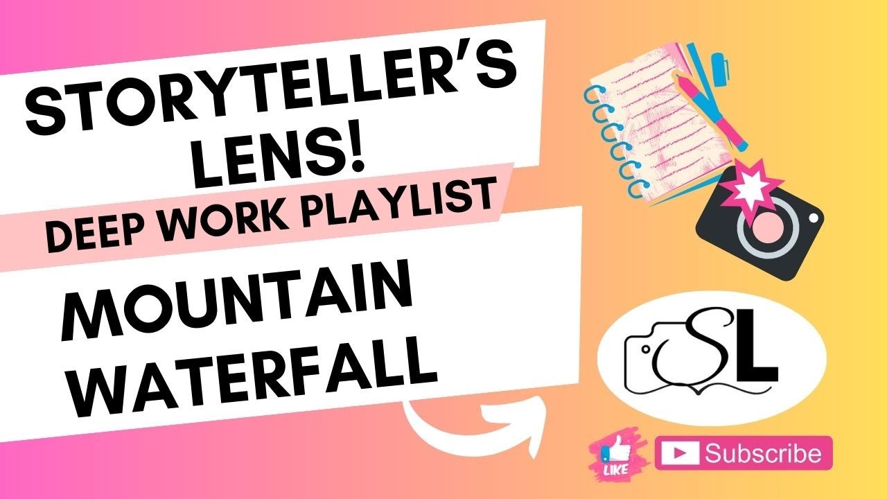 Deep Work Playlist - Ambient Waterfall 30-Minute Writing Sprint ✍️ Focus Music & Imagery