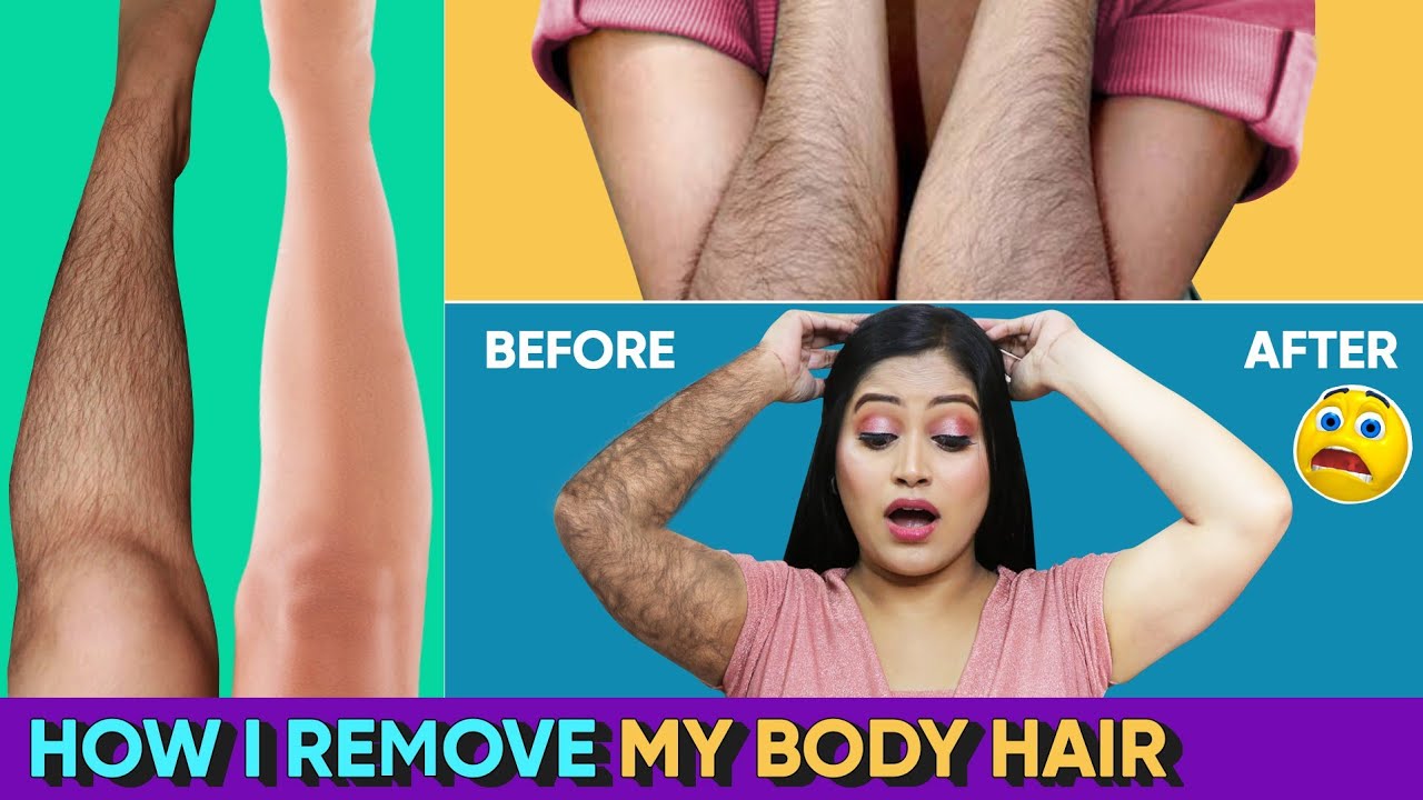 🤫How I remove my Unwanted Body Hair Without Pain मैं अनचाहे बालो को बिना किसी दर्द कैसे हटाती हूँ 🤔