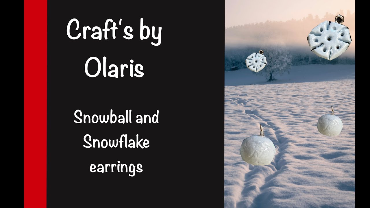 First attempt at Snowflake and Snowball Earrings