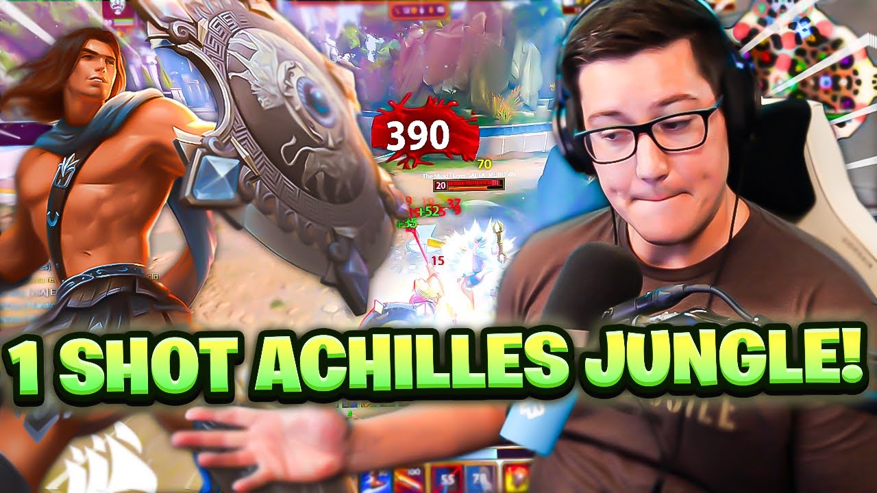 *NEW BUILD* MALICE MIGHT BE BROKEN - Achilles Jungle Smite Gameplay