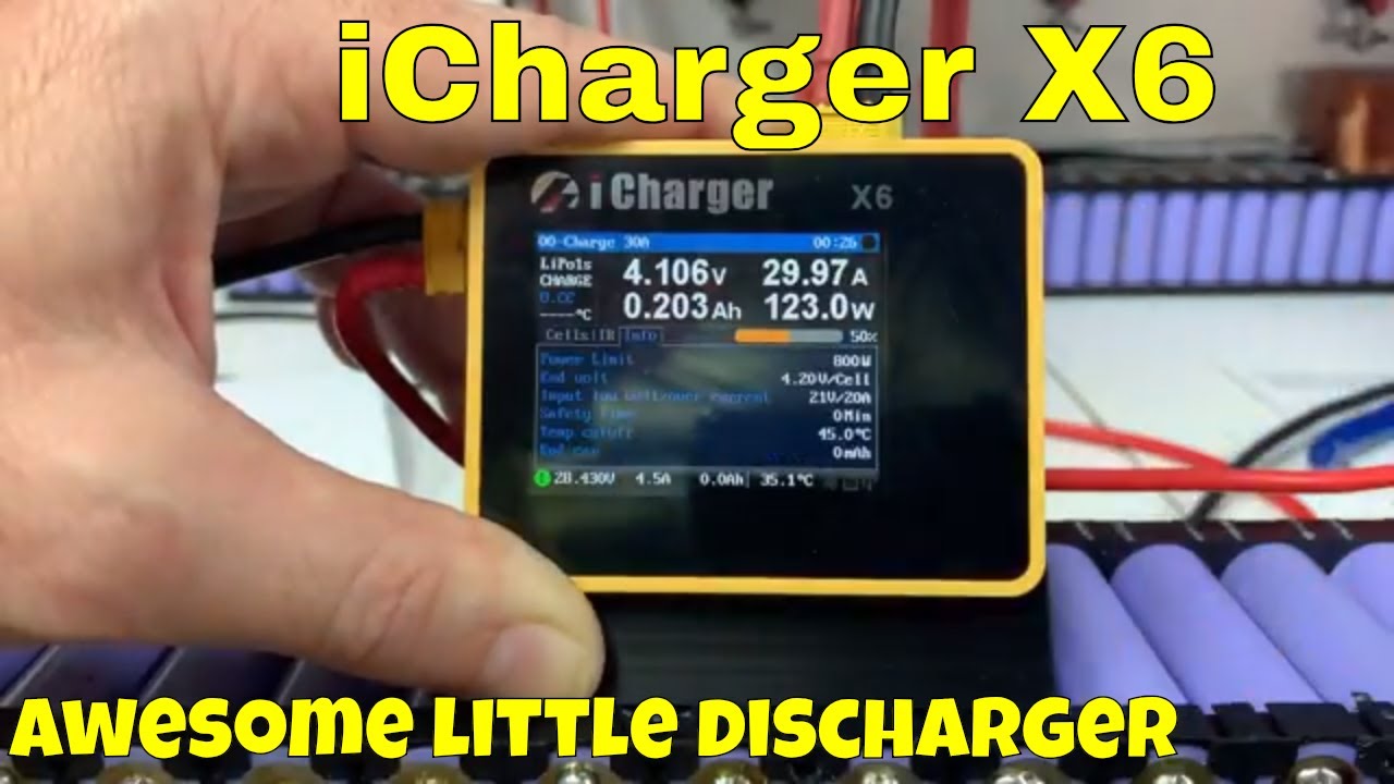 Average Cell Capacity tested with the iCharger X6
