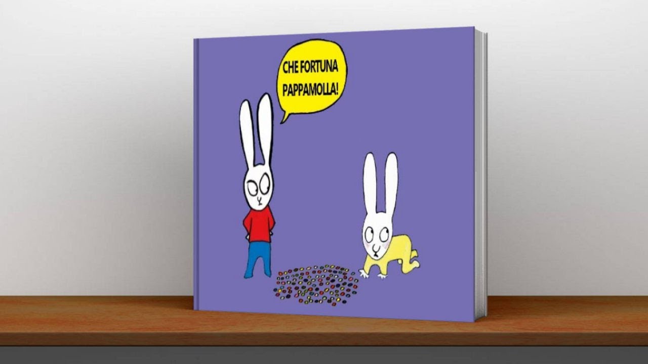 Che fortuna Pappamolla! 🐰 Dal cartone animato di Simone il coniglio
