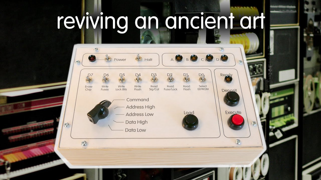 Front-Panel Booting an ATmega88 Microcontroller