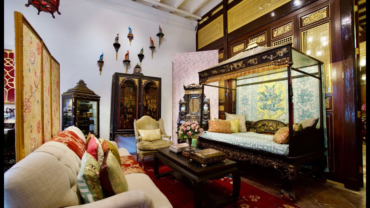 The Chinoiserie Room Exhibition and antique furniture gallery at 7 Terraces, George Town, Penang.