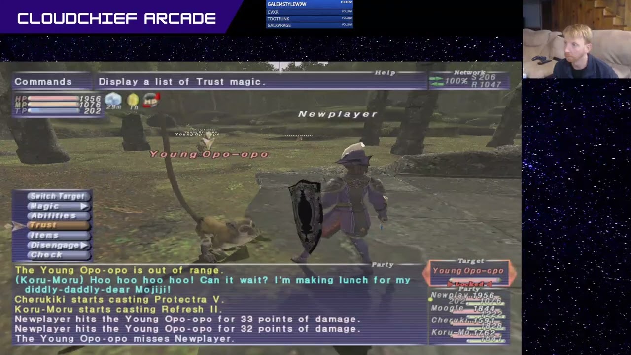 FFXI Livestream Replay: Blu Spell Farming on Newplayer