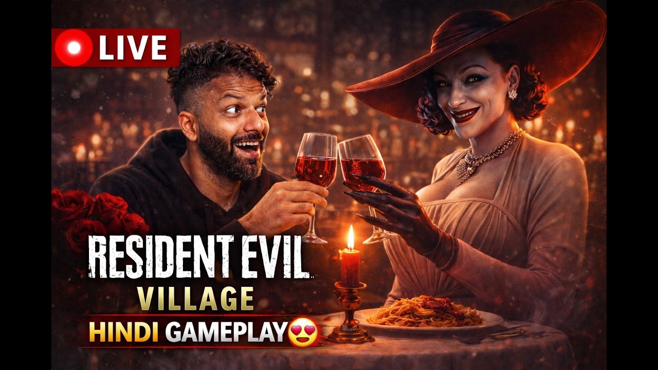 🔴 Resident Evil Village Live in Hindi | Lady Dimitrescu Is Waiting 😱 | RE8 Gameplay PART 3