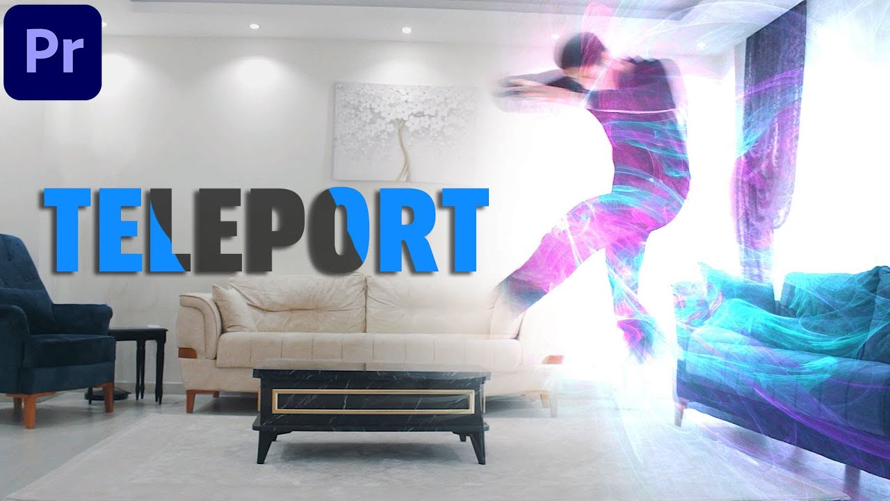 تاثير الظهور من بعد اخر | Teleport Effect
