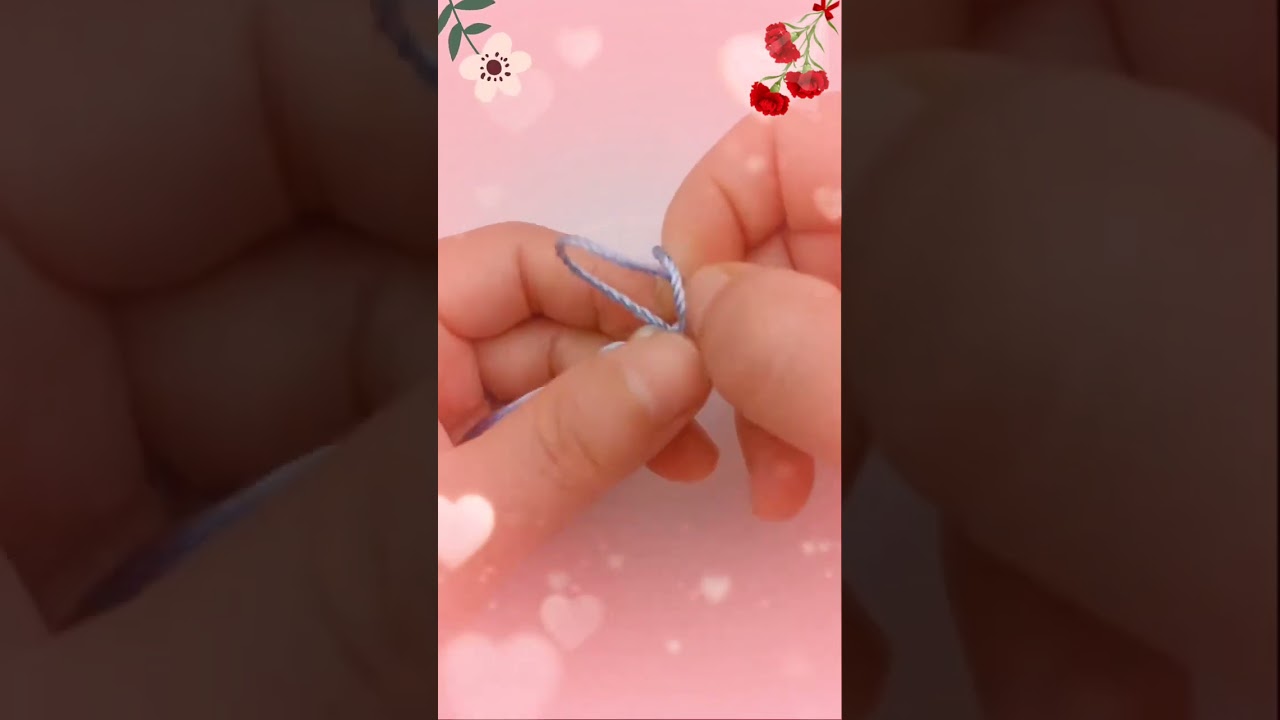 方便快捷的流苏结打法。#手工 #diy