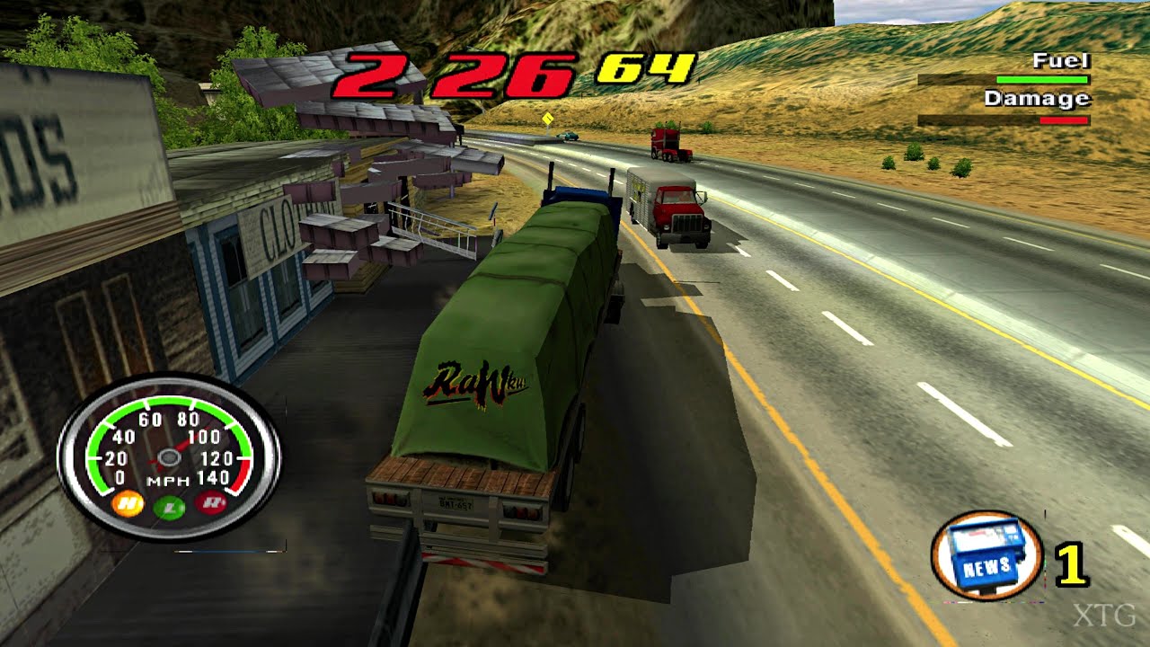 Big Mutha Truckers PS2 Gameplay HD (PCSX2)