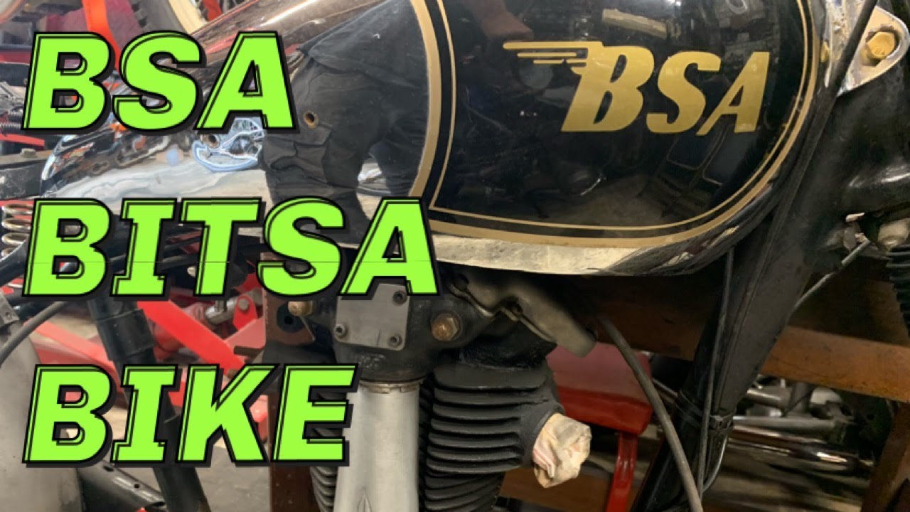 BSA... Cool Little Bike Made From Bits