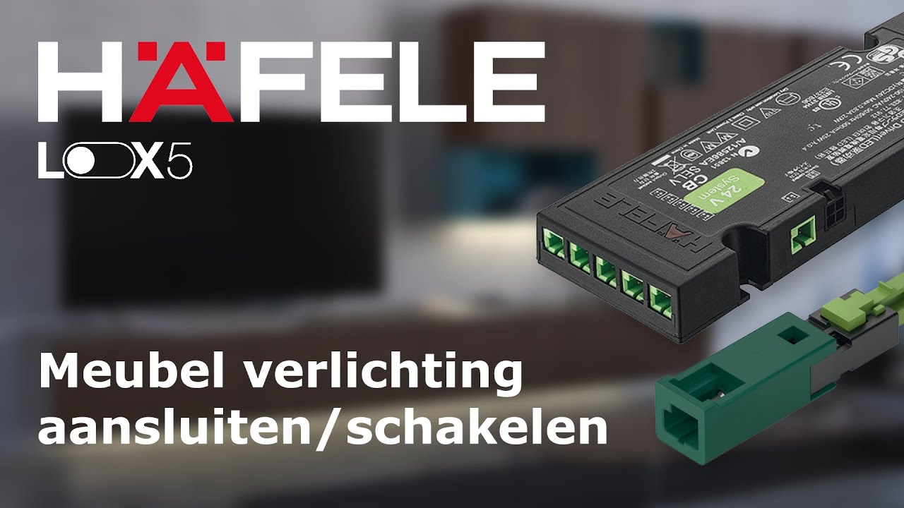 LED Lampen aansluiten/schakelen 12v & 24v | Häfele Loox5