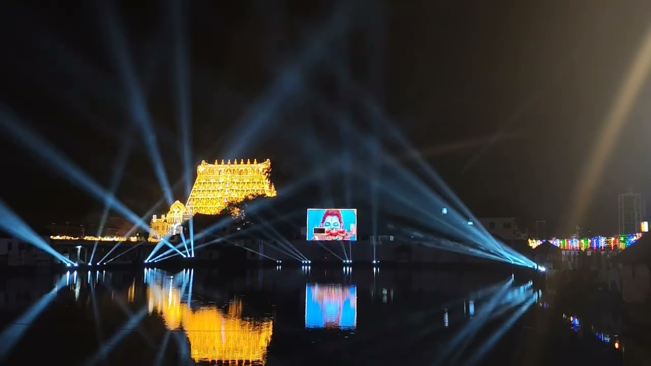 Lakshadeepam at Sree Padmanabha Swamy Temple | Divine Night View #trending#SreePadmanabhaSwamyTemple