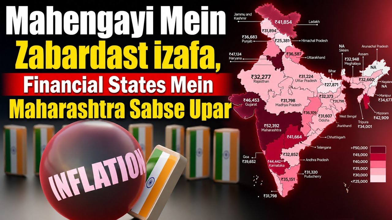 Mahengayi Mein Zabardast izafa, Financial States Mein Maharashtra Sabse Upar | AHN News