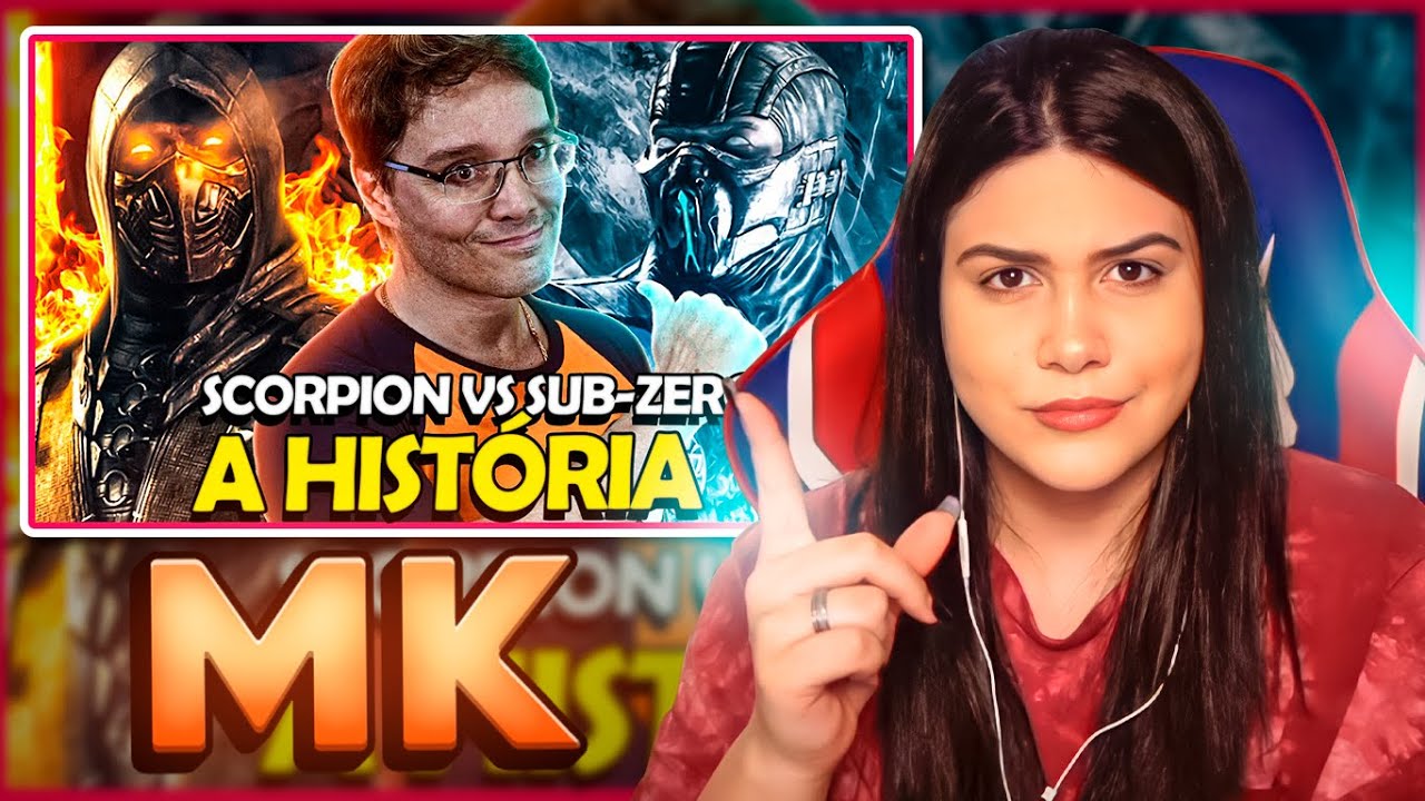 SCORPION VS. SUB ZERO VEJA COMO FOI *REACT*