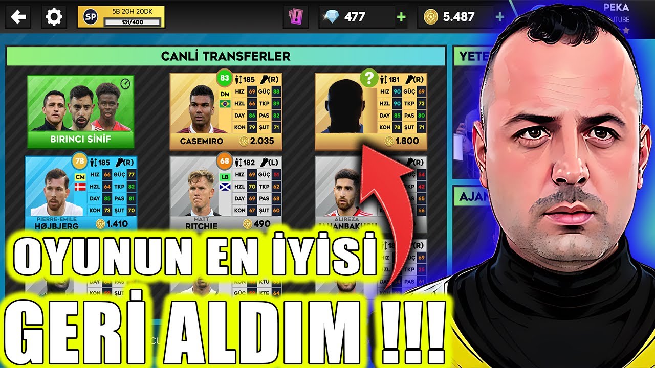 OYUNUN EN İYİ SAĞ BEKİNİ GERİ TRANSFER ETTİM - DLS 23 - DREAM LEAGUE SOCCER 2023