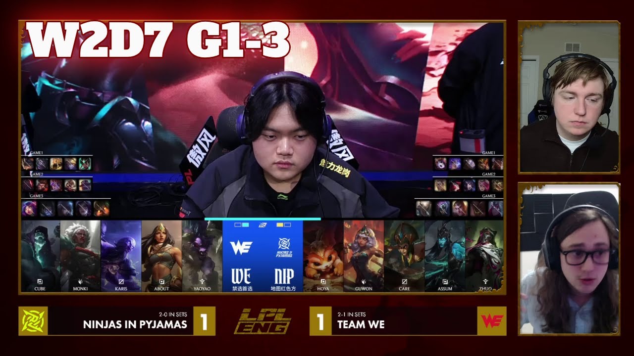 WE vs NIP - Game 3 | Week 2 Day 7 LPL Winter 2026 Split 1 | Team WE vs Ninjas in Pyjamas G3 full
