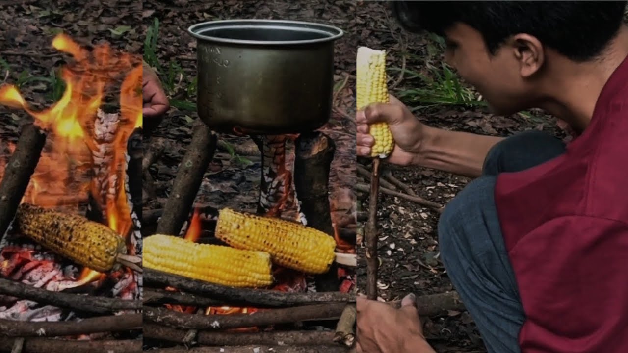Healing sempurna, jagung bakar dan suasana alam
