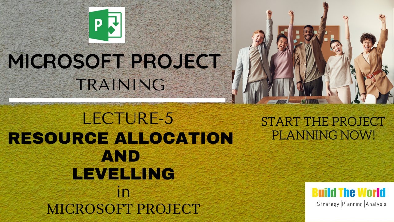 Resource Allocation and leveling in Microsoft Project | an Optimization Techniques