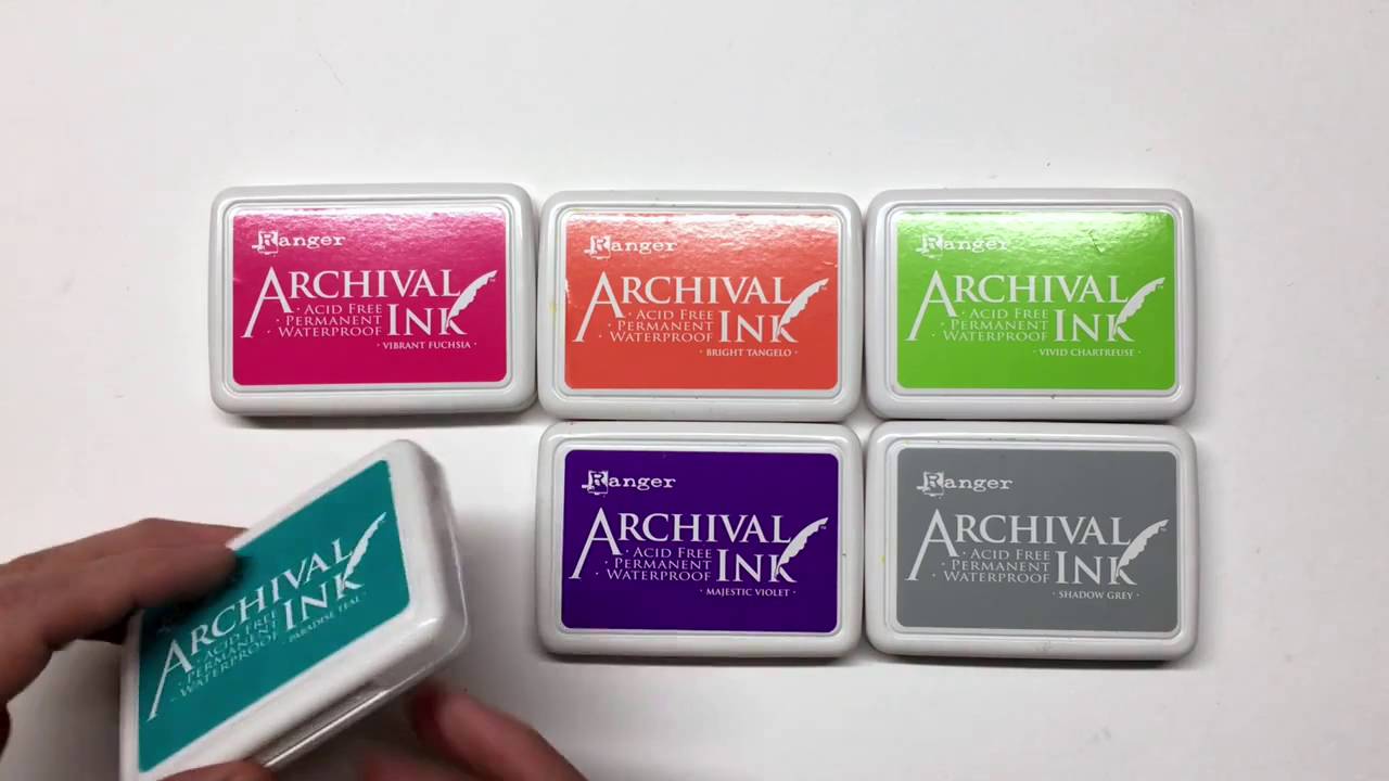 Ranger Archival Inks New Colors