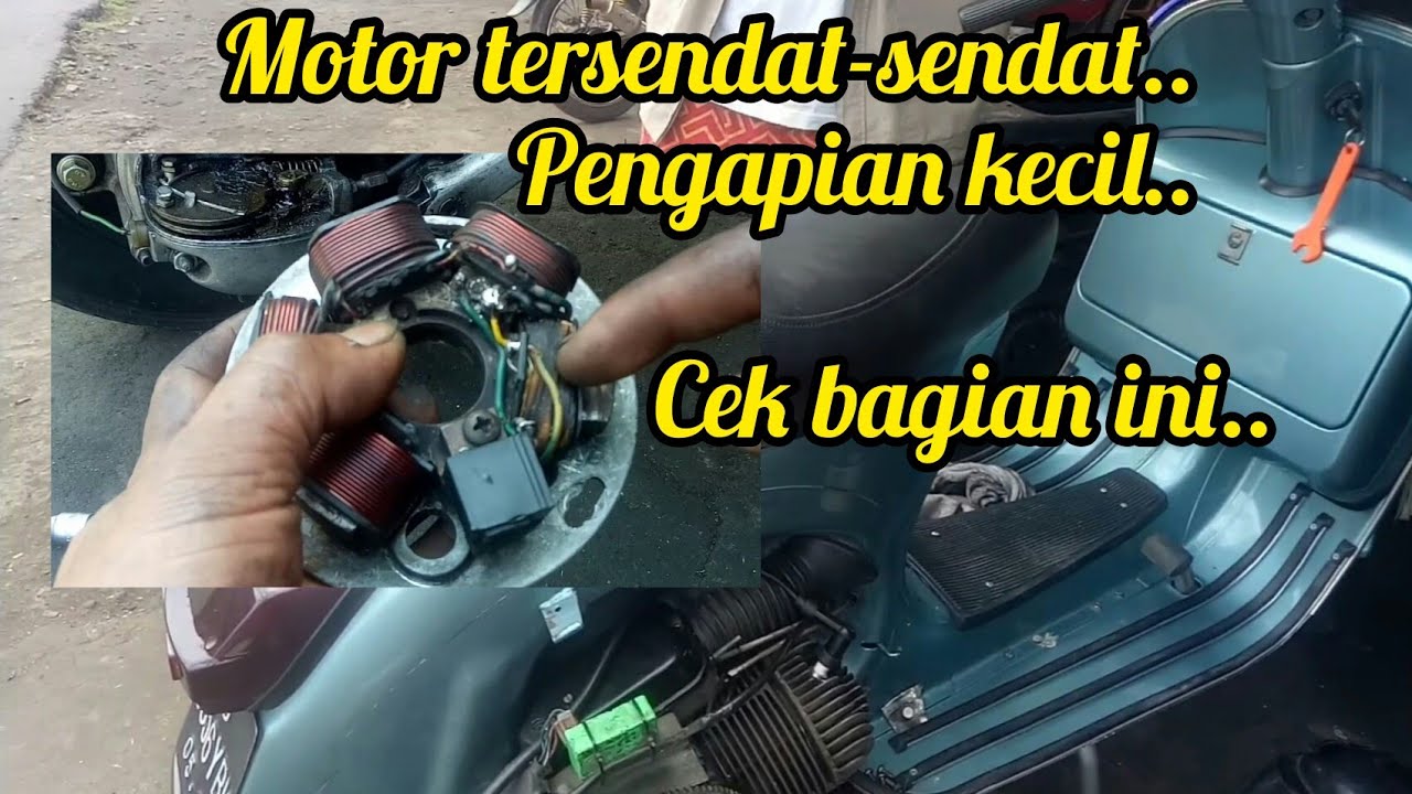Vespa tersendat dan mati mendadak//Ganti spul cdi vespa px exclusive,ps,exel