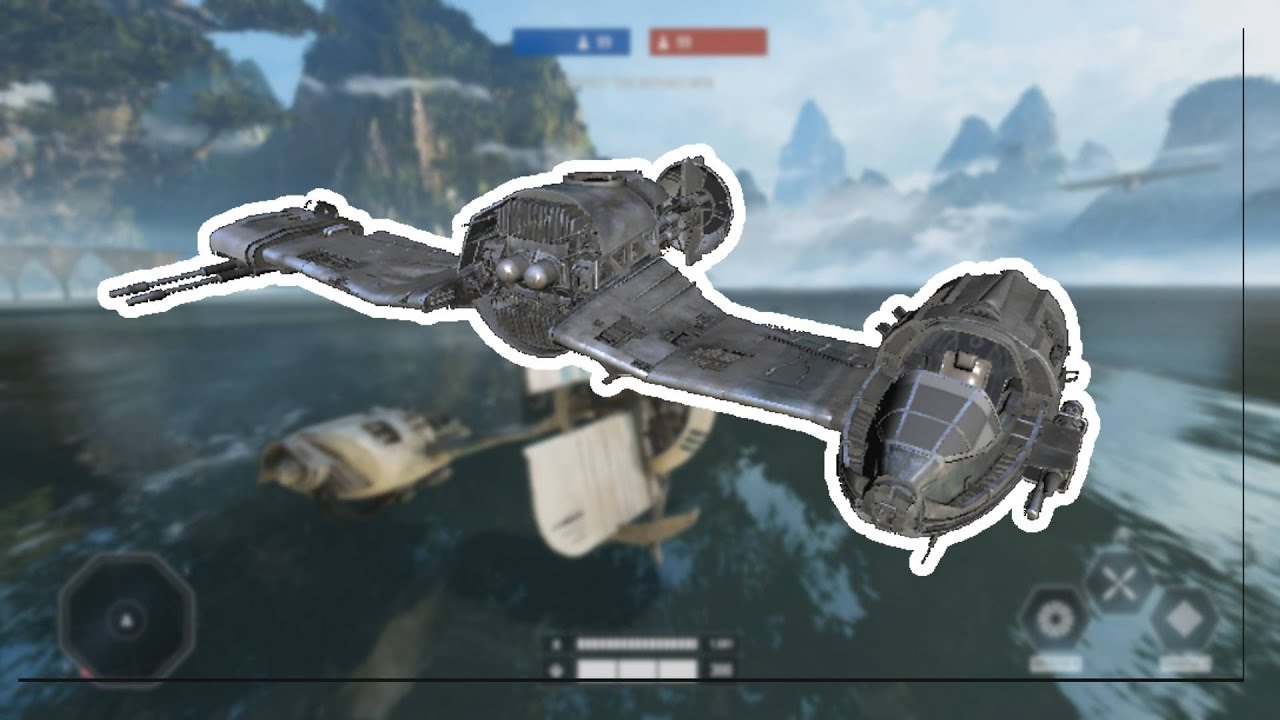 Ski Speeder on Kashyyyk | STAR WARS BATTLEFRONT II (2017)