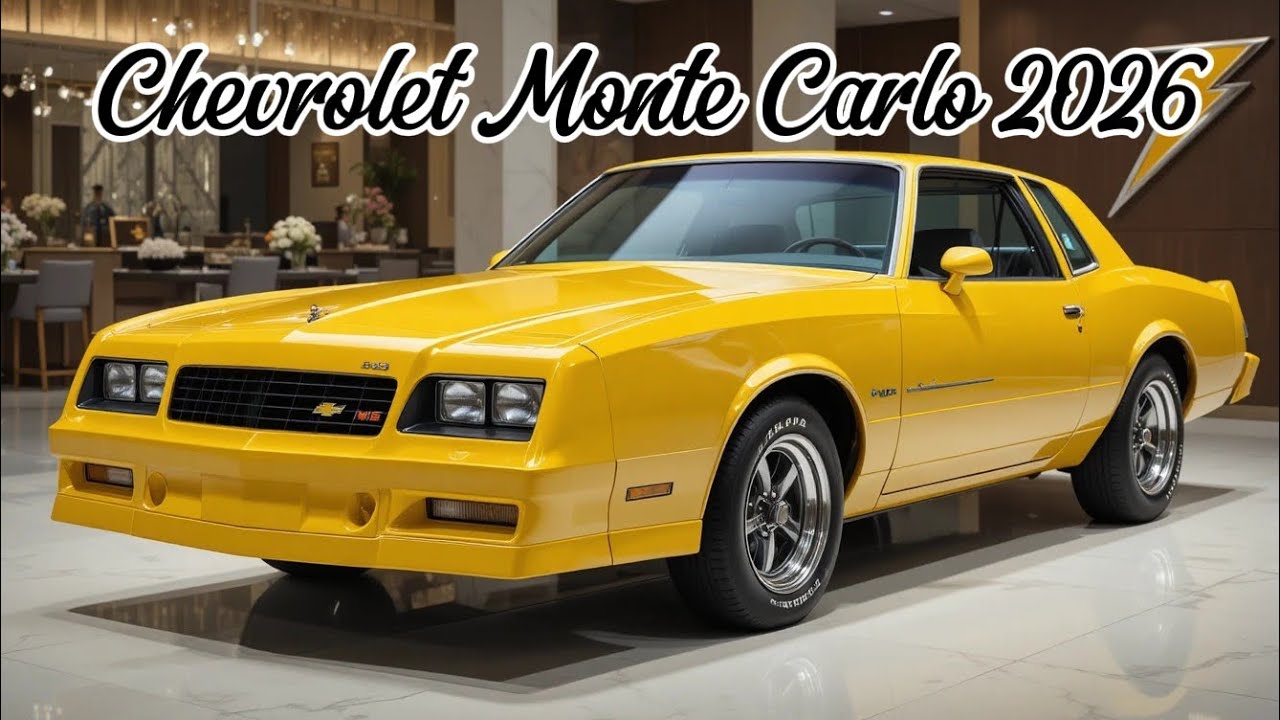Chevrolet Monte Carlo 2026 Is BACK! 🔥 The Ultimate American Muscle Coupe Reborn 🚗💥