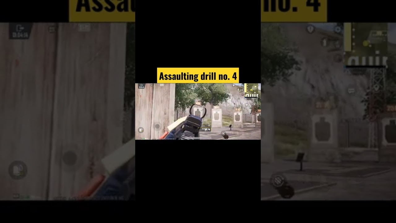 BGMI Assaulting Drill Part-4 Peek & Fire
