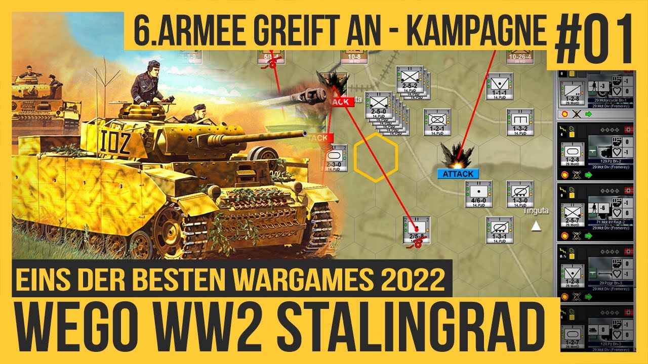 Hardcore-Strategie: WeGo WW2 - Stalingrad #01 | Kriegsf&uuml;hrung auf operativer Ebene