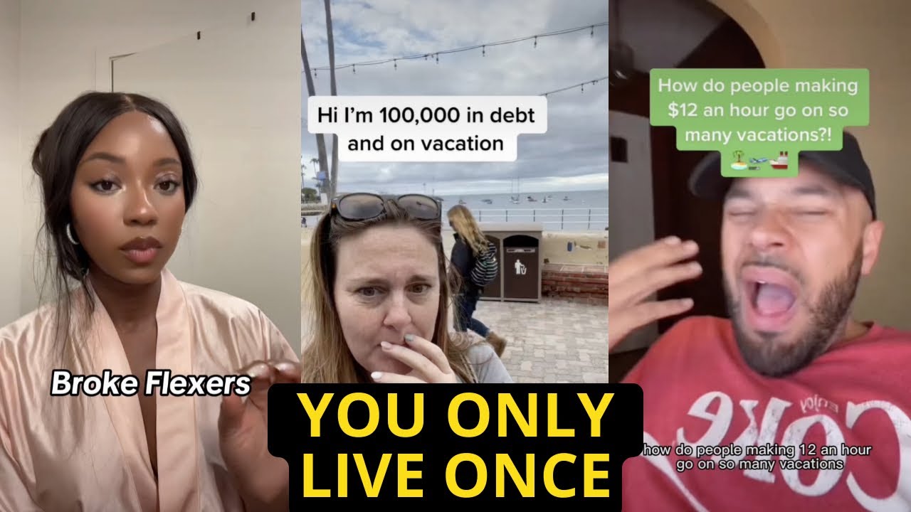 Going On Vacation While In Debt | You Only Live Once Mentality | TikTok Reacts
