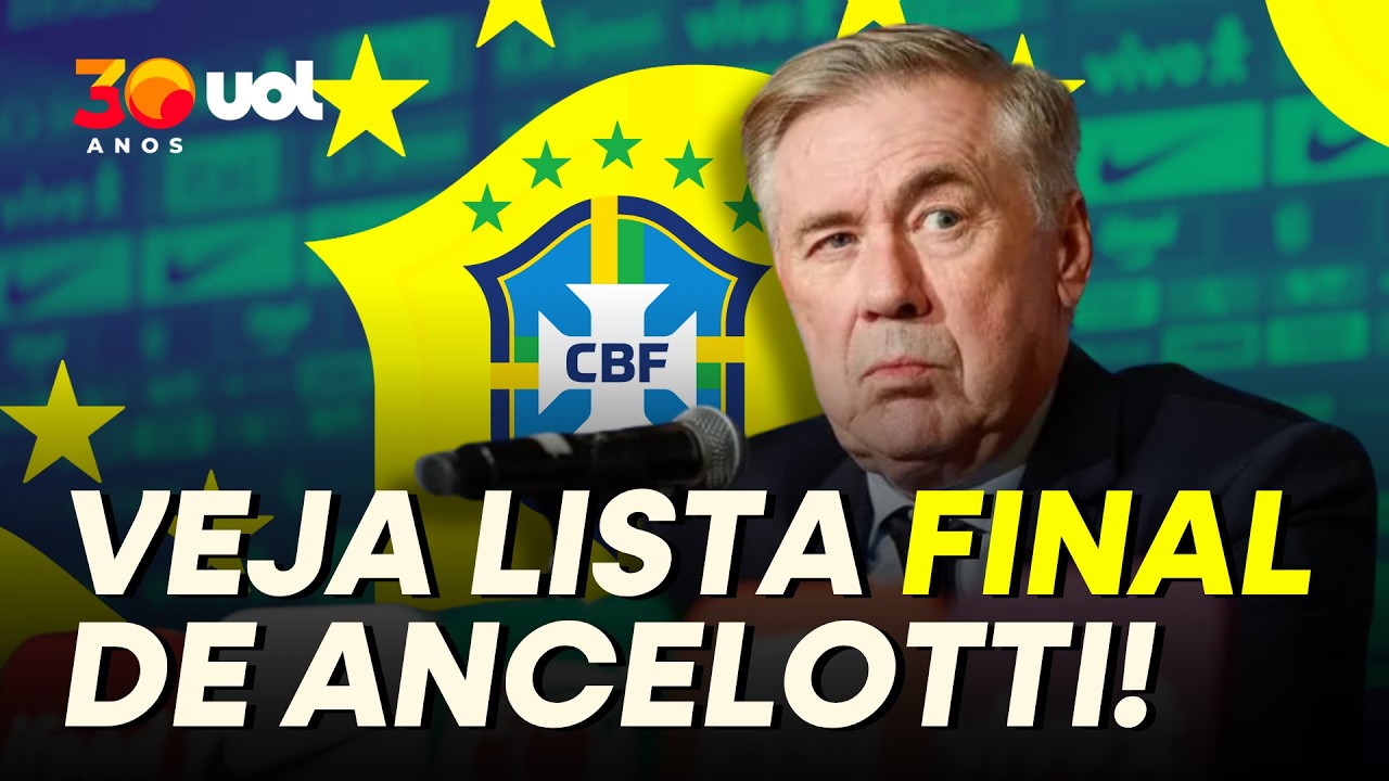 NEYMAR NA COPA DO MUNDO: VEJA CONVOCA&Ccedil;&Atilde;O DE LISTA COMPLETA DE ANCELOTTI