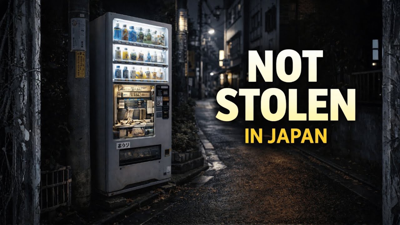 This Machine Is Full of Money — And Nobody Steals It in JAPAN