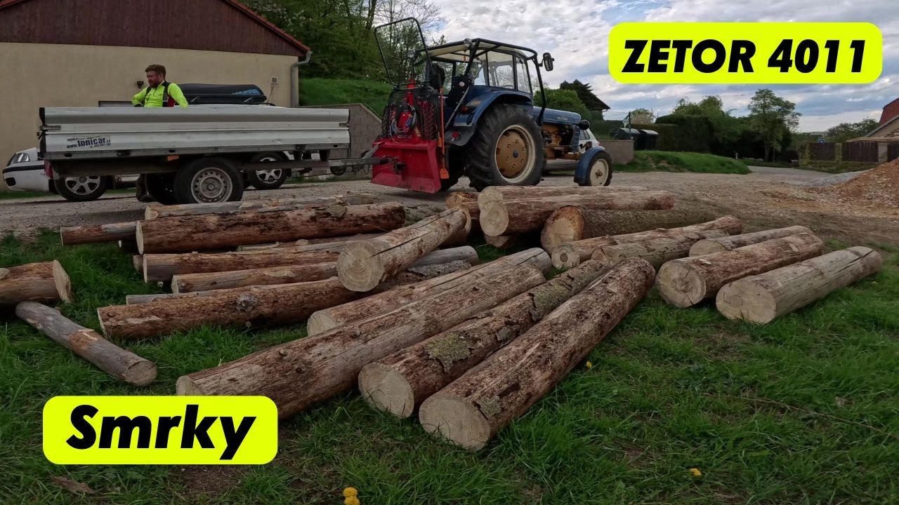 ZETOR 4011 - STIHL MS 500i - Smrky na Čarodějnice - SDH Halouny