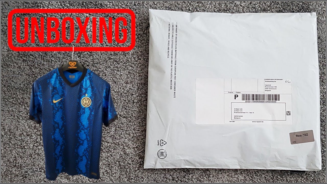Unboxing 2021-22 Inter Milan home shirt Review