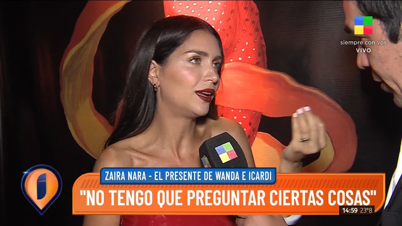 🌟 ZAIRA NARA, sobre el viaje de Wanda e Icardi: 