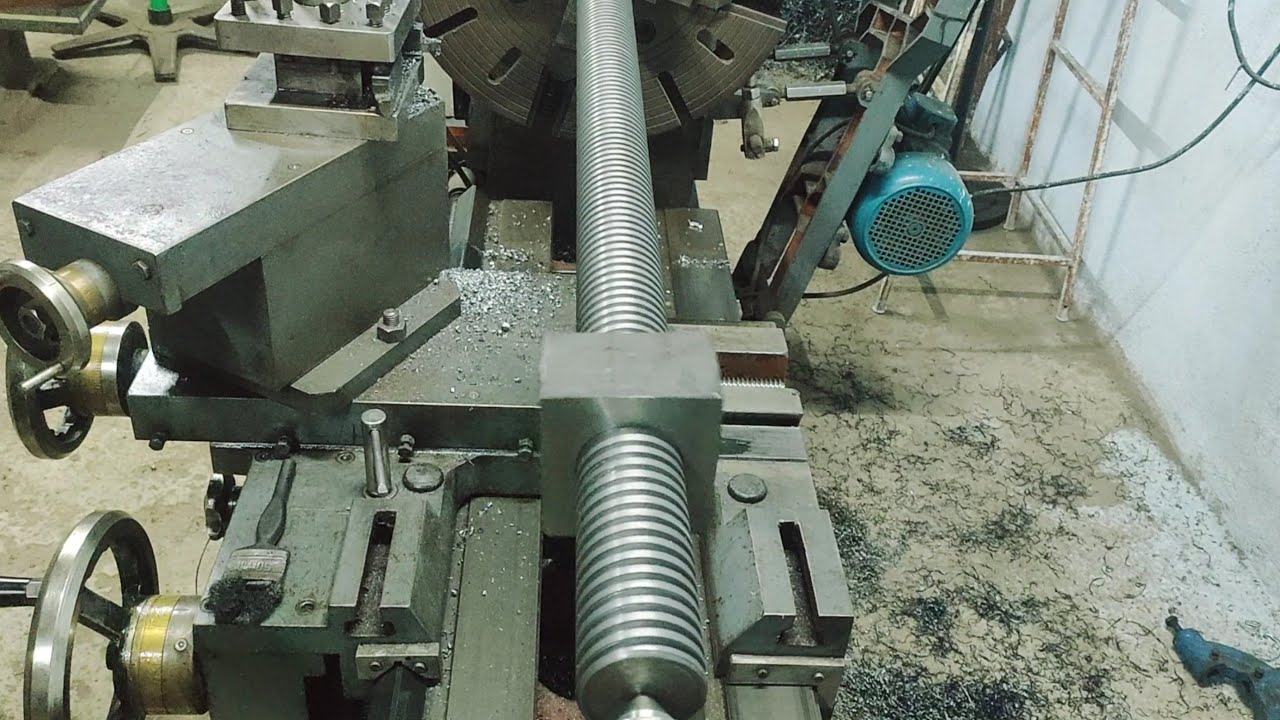 #लेथ पर स्क्वेर #चूड़ी कैसे काटे square threadinglathe machine Norton gear box