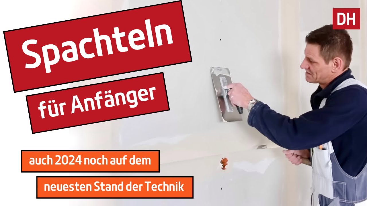 Spachteln lernen für Anfänger! #diy #spachteln #trockenbau
