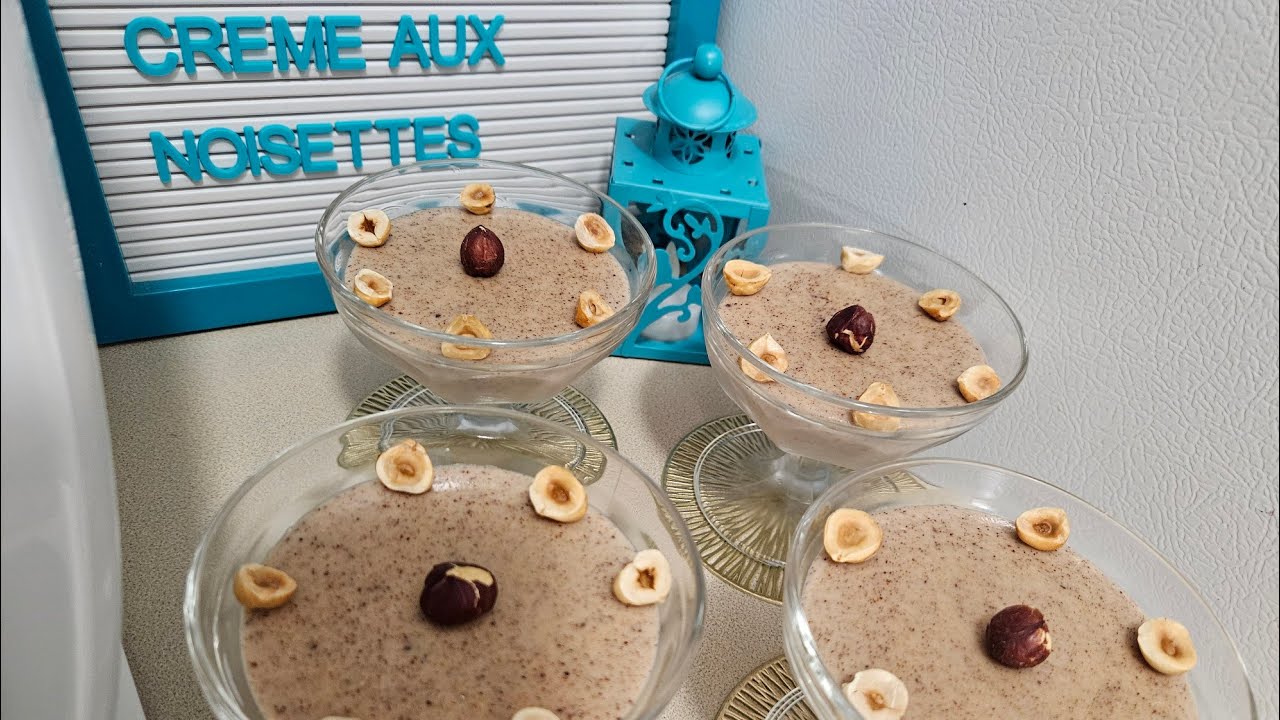 Crème aux noisettes au thermomix #thermomix, Bouza aux noisettes