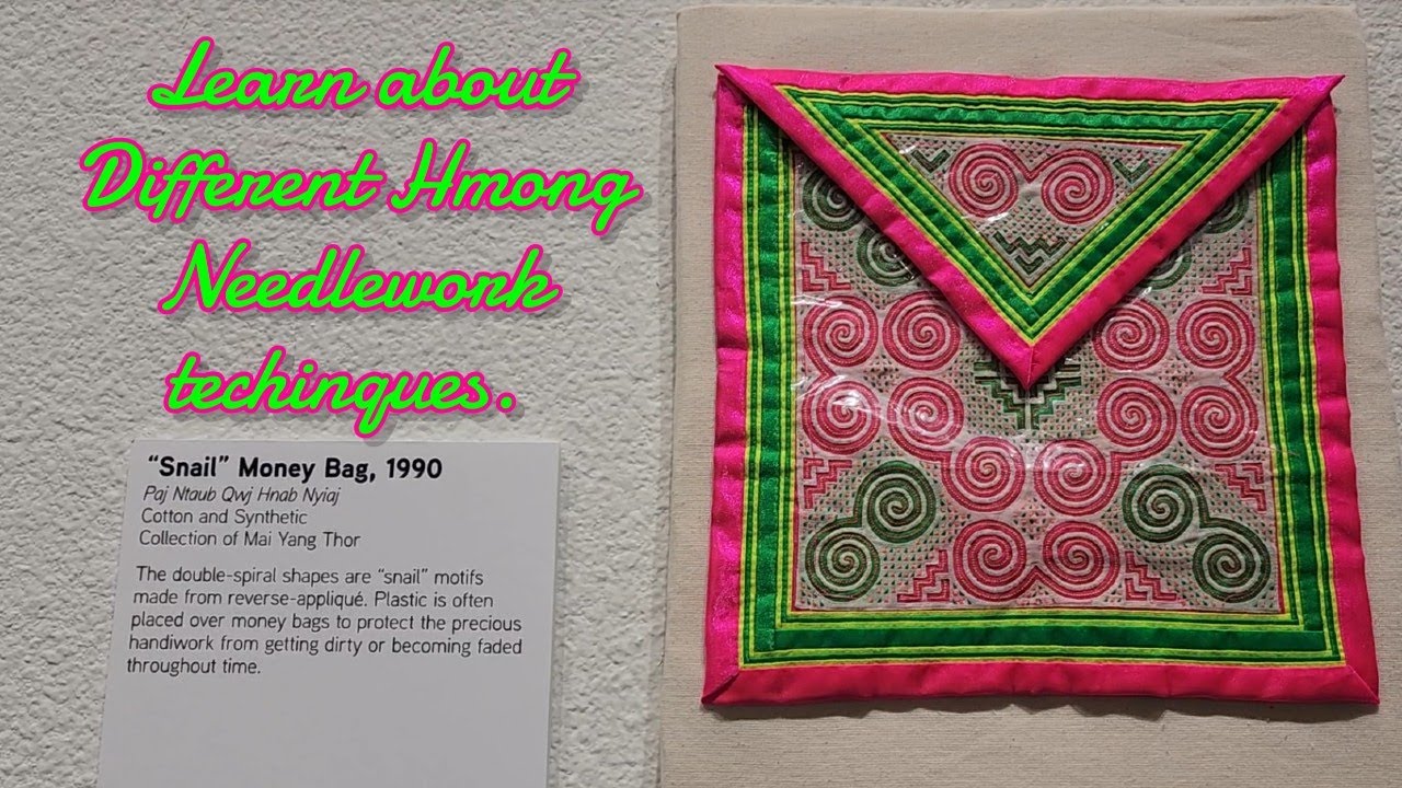 How to Identify Different Hmong Needlework Techniques | Learn about  Hmong Needlework