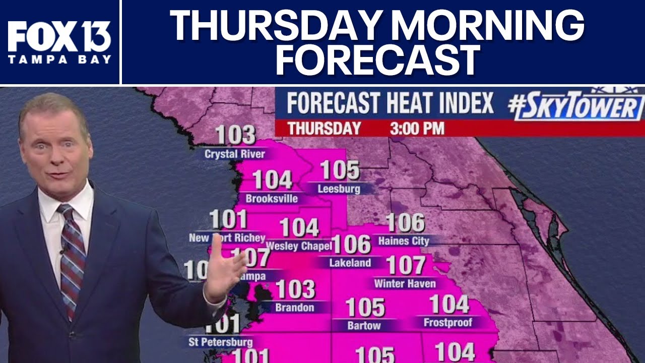 Tampa weather | Thursday forecast