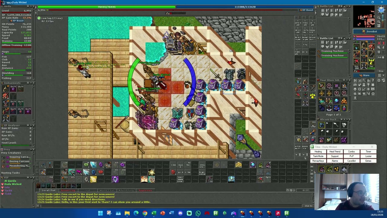 Configurando auto attack tibia macro
