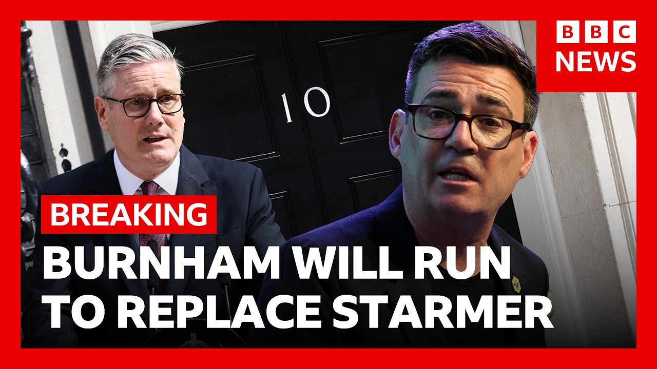 Andy Burnham will run to replace Starmer as UK prime minister | BBC News