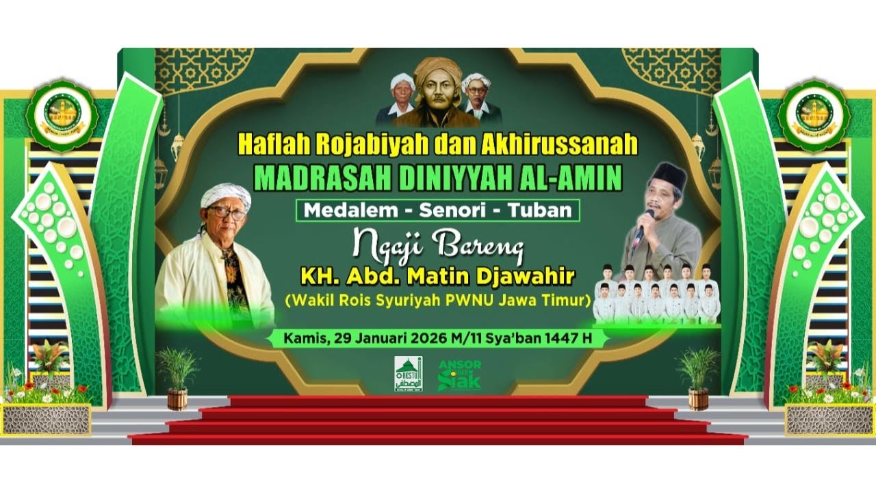 🔴live//KH. ABD. MATIN DJAWAHIR - MD AL-AMIN MEDALEM SENORI TUBAN