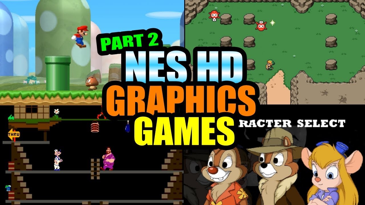 When 10 NES Games Become to HD Graphics [PART 2] │ Mesen HD Graphics Pack