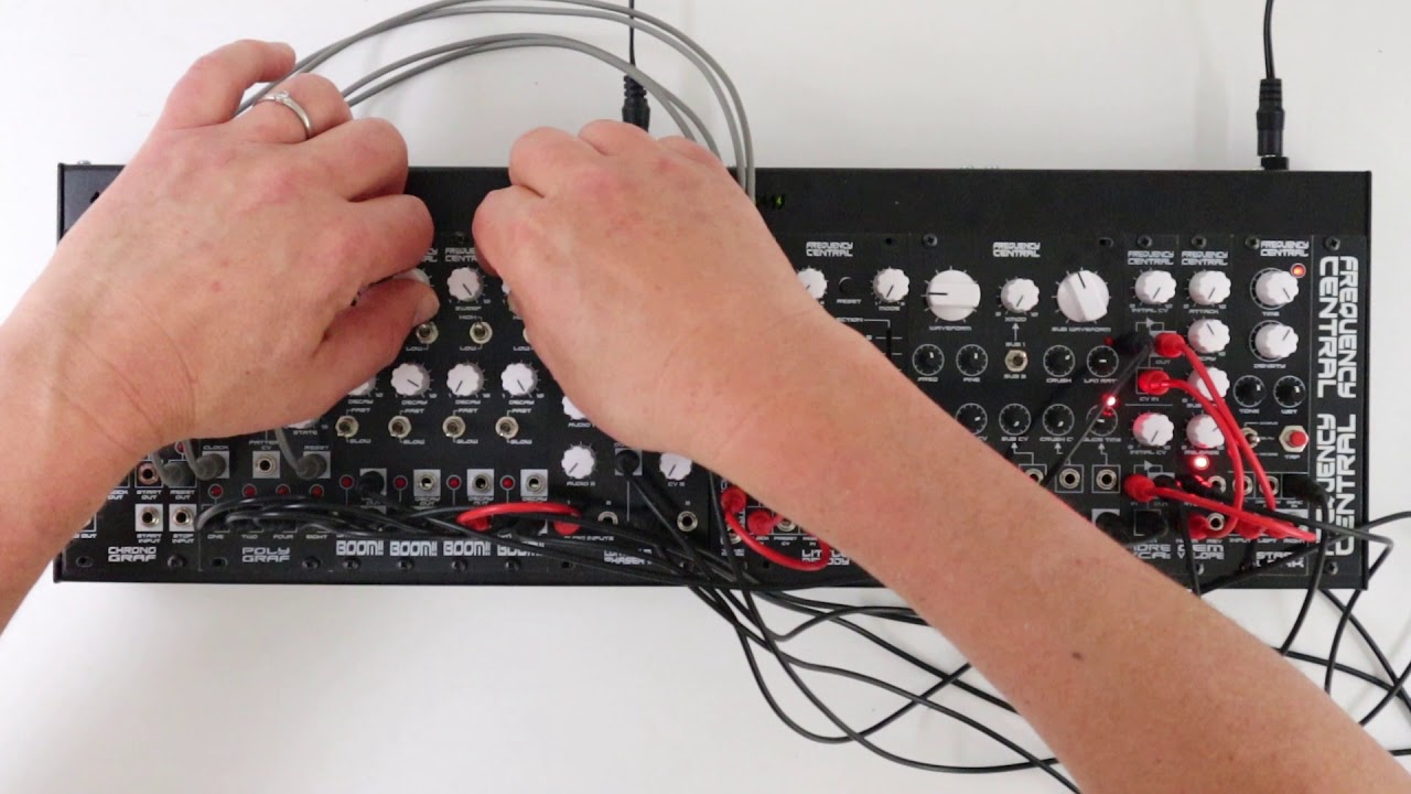 Frequency Central Boom!! Featuring 4 x our brand new analogue drum modules which are named 'Boom!!'