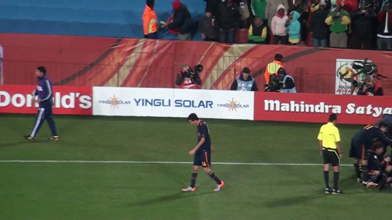 Paraguay vs Spain [0:1] - David VILLA (83') goal - South Africa 2010 FIFA World Cup